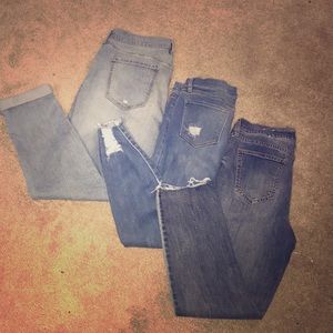 ✨Three pairs of ankle jeans ✨